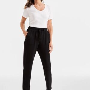 Style & Co. Black Drawstring Joggers